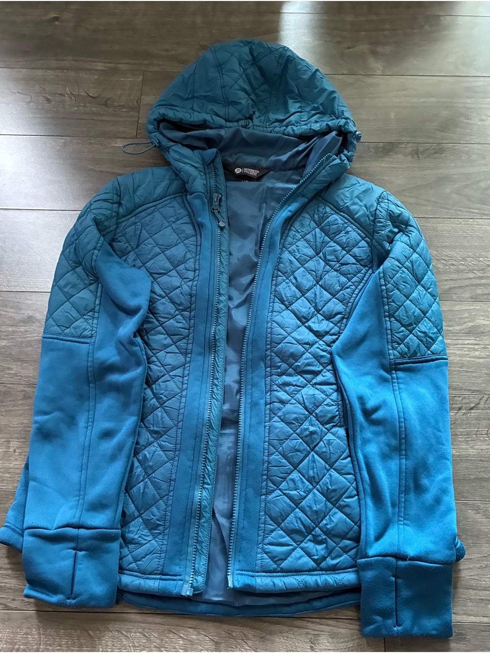 Mondetta blue winter puffer jacket